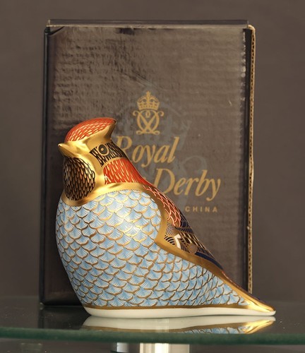 Royal crown derby waxwing - royal, 'waxwing'