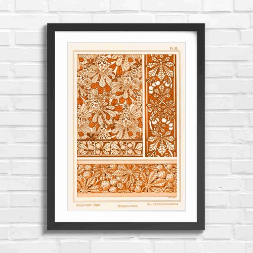 Chestnut tree art - chestnut,