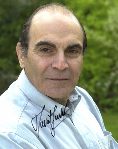 David suchet signed by 8 - suchet,