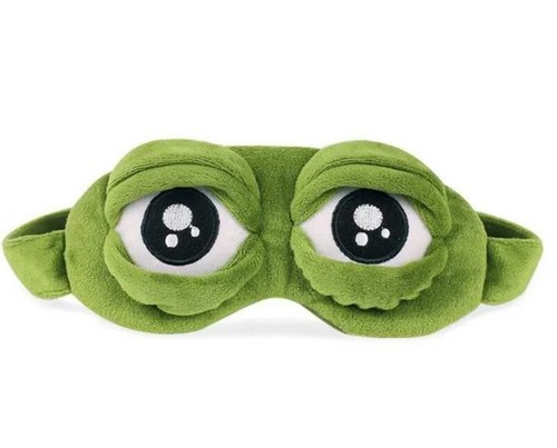 Frog sleep eye mask - mask, 3d