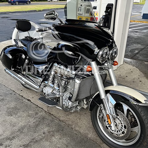 Motorcycle chrome rearview - chrome,
