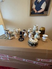 VINTAGE LARGE JOB LOT CERAMIC AND STUDIO POTTERS VASES GOOD SELECTION OF STYLES
