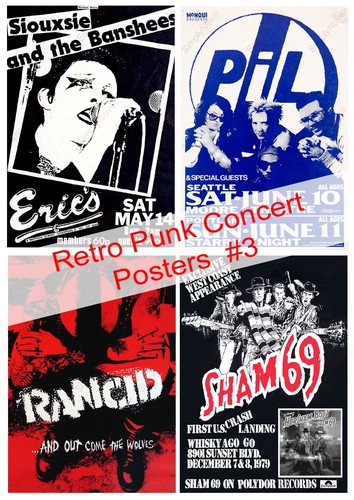 Repro vintage punk rock - punk,