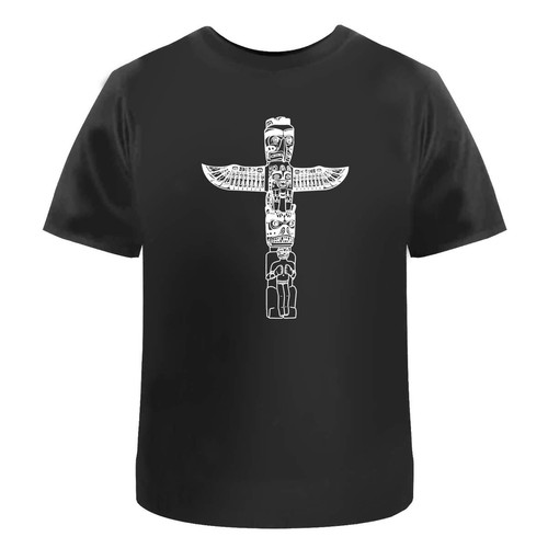 Totem pole unisex cotton - pole',