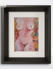Original Acrylic Nude Painting