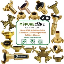 Brass GEKA Style Hose Quick