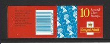 GB 1997 10 x 2nd CLASS STAMP BOOKLET HC20 - CYLINDER Q31 Q31