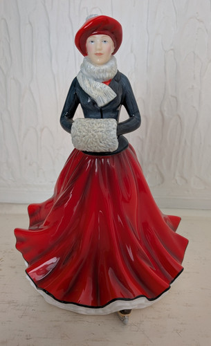 Royal doulton festive - royal, skating