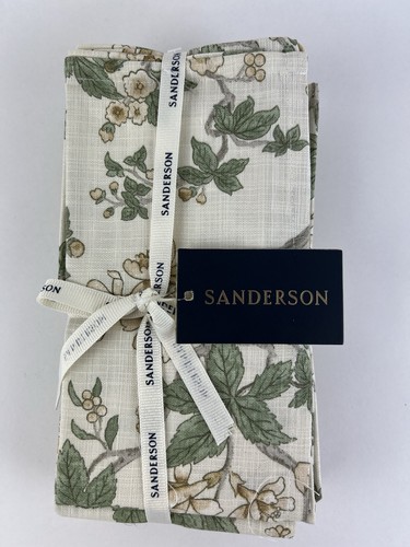 Sanderson floral linen napkins - sanderson,