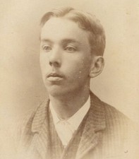 CDV Carte De Visite Liverpool & London Lord St antique gentleman #26 photograph