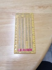 Vintage Knitting Needle Size