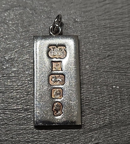 925 sterling silver rectangle - silver,