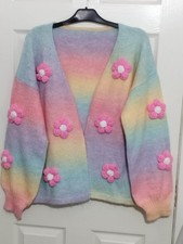 Rainbow Knitted Cardigan +