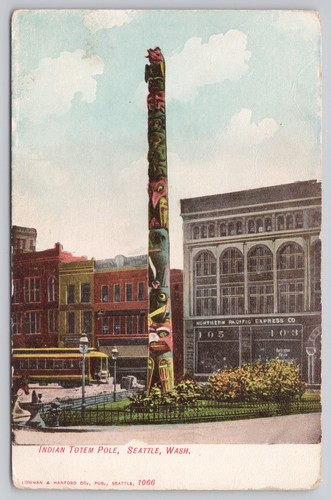 S22795 indian totem pole - indian,