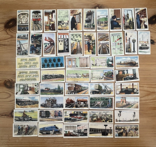 Cigarette cards complete - cigarette,