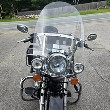 For Harley Road King FLHR Motorcycle Large Clear Windshield Windscreen 7/8" 1"