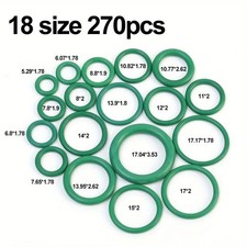 225/270pcs Rubber O-Ring