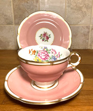 Vintage Adderley Floral Bone