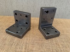 Pair of small Engineers Angle Plates made by Toolmaker for Milling, Workholding