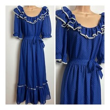 Vintage 1970’s Blue Polka