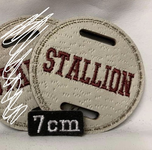Stone real leather 7cm - 1x,