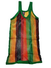 MENS STRING RASTA CRYSTAL VEST