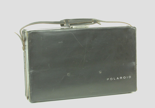 Polaroid suitcase leather bag