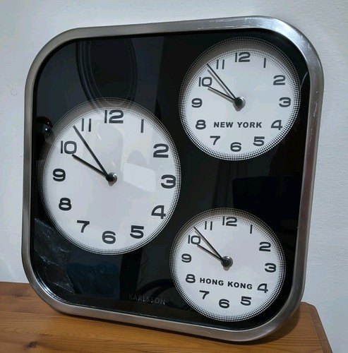 Karlsson world clock dials - karlsson,