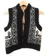 Waistcoat Bohemian Black/Cream
