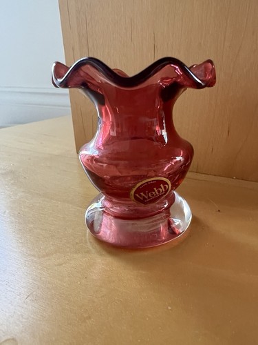 Vintage webb cranberry - vintage,