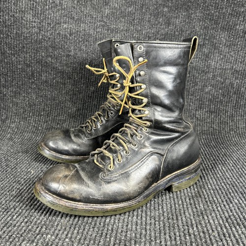 Vintage red wing black - wing, leather