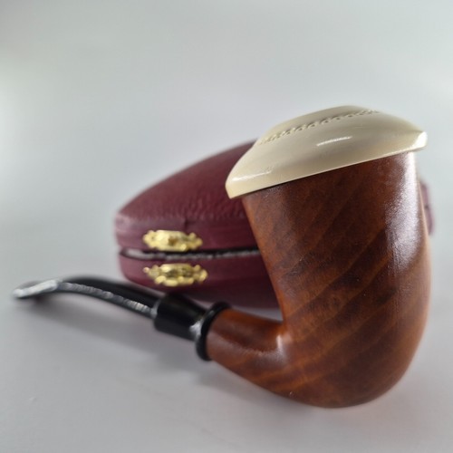 Calabash mahogany pipe - mahogany,