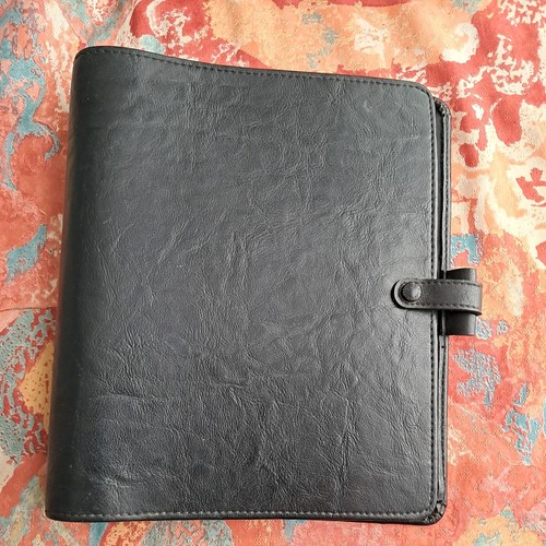 Vintage filofax kent black - filofax,