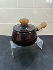 VINTAGE BROWN ENAMEL / FONDUE
