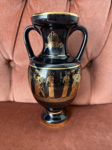 Greek black vase - vase, carat