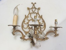 Large Victorian Brass Wall