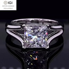 IGI E VS1 2.00Ct Princess Lab
