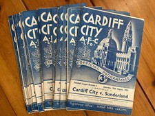 Cardiff City Home Programmes