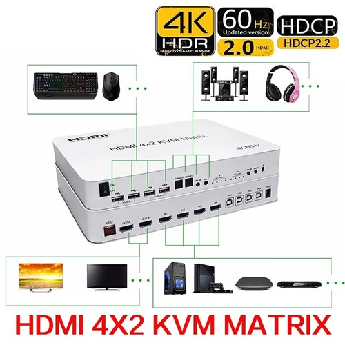 4x2 hdmi kvm - hdmi, matrix