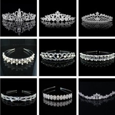 Silver bridal veil tiara - silver,