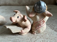 Pigtails Figurines bundle job lot x5– vintage 1992 - Holland Studio Crafts