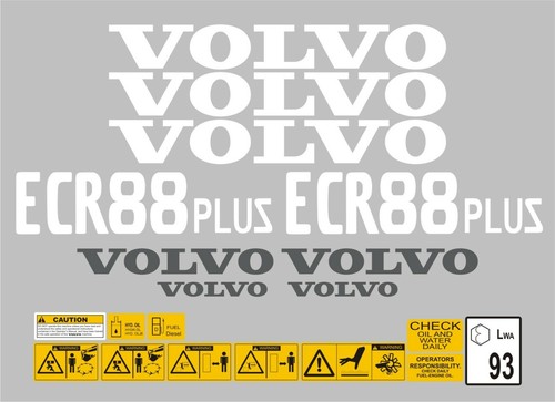 Volvo ecr88 plus mini - mini, digger