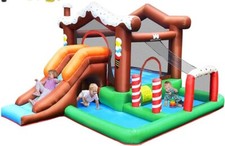 Inflatable Bounce House Kids Bouncy Castle Jump Slide Playhouse