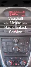 Vauxhall Mokka CD450 Radio Vin Code Unlock Service