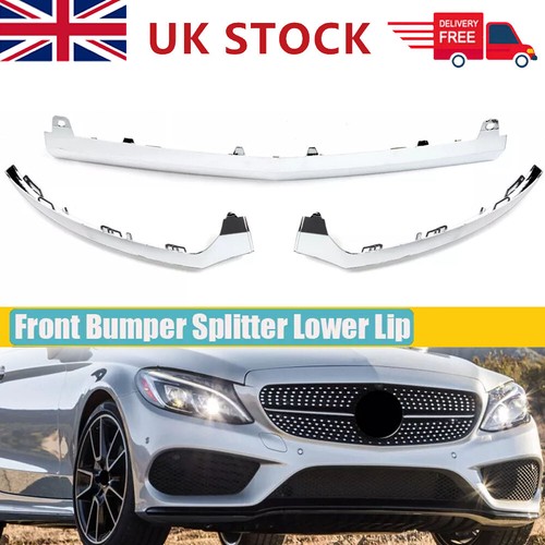 3pcs chrome front - 3pcs, bumper