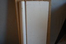 Skirting board Torus type white  MDF