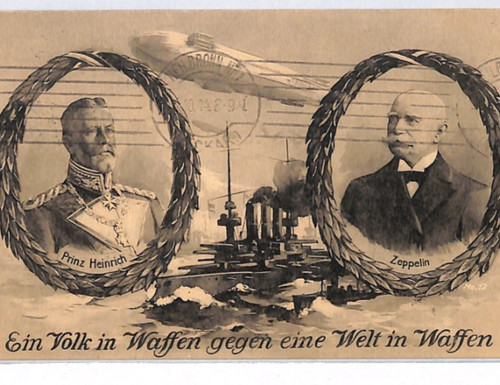 Zeppelin ww1 red cross - zeppelin, *red