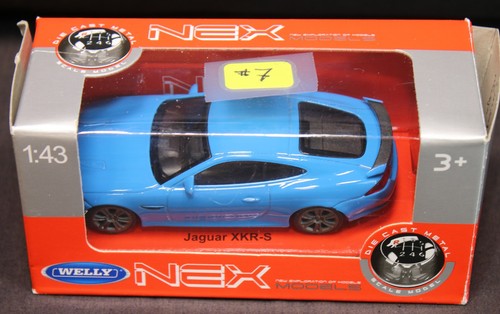 Jaguar xkr blue - jaguar, 1:43