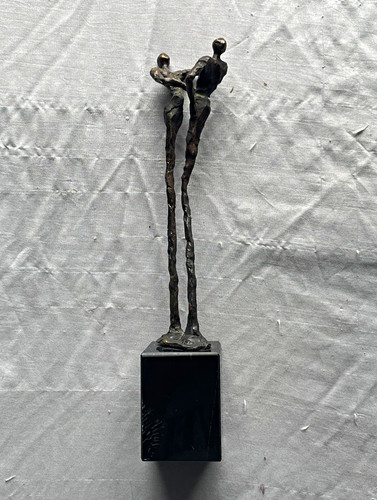 Abstract bronze black metal - &,