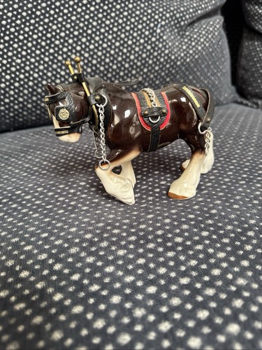 Vintage ceramic clydesdale - ceramic,